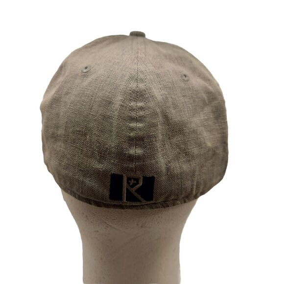 Routine Baseball Cap Men's Gray 7 1/4 Fitted Black Baseball Bats Emblem Hat - Picture 6 of 16